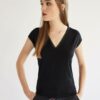Camiseta negra con puntilla - ESCORPION