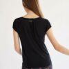Camiseta negra con puntilla - ESCORPION - Imagen 2