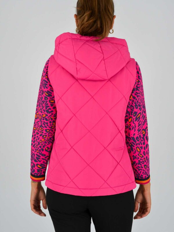 Chaleco fucsia sin mangas acolchado - LUIS CIVIT - Imagen 3