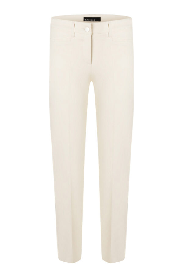 Pantalón tobillero beige de punto Summer RENIRA  - CAMBIO - Imagen 4