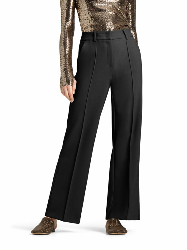 Pantalón ancho con nervio negro AMELIE - CAMBIO