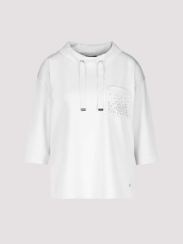 Sudadera con mangas 3/4 gris perla - MONARI - Imagen 6