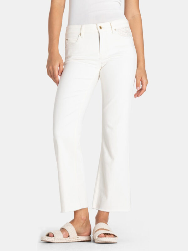 Jeans tobillero crudo FRANCESCA - CAMBIO