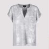 Camiseta elegante estampado plateado - MONARI - Imagen 4