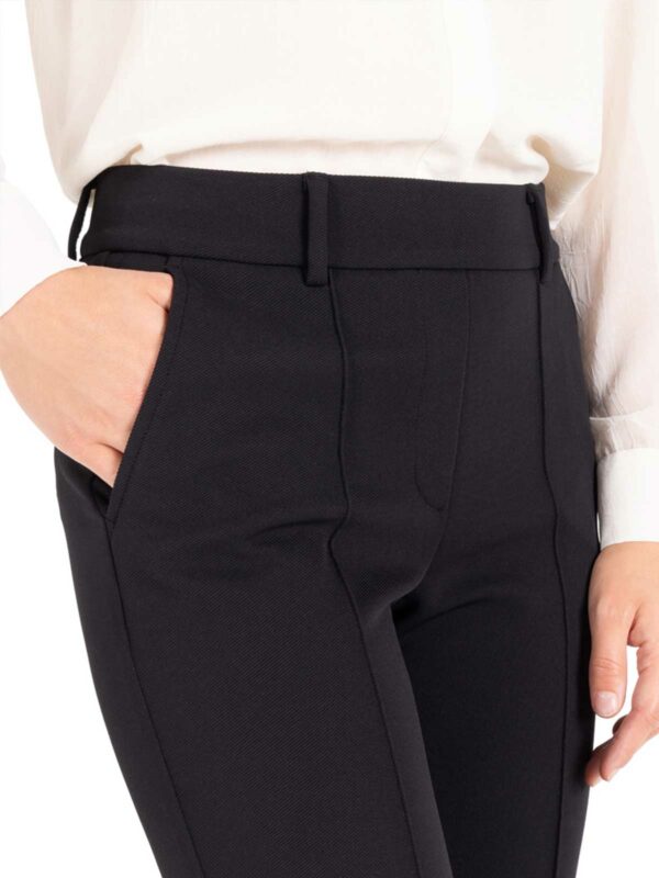Pantalón campana negro con nervio FRANÇOIS - CAMBIO - Imagen 3