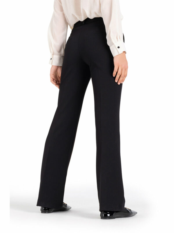 Pantalón campana negro con nervio FRANÇOIS - CAMBIO - Imagen 2