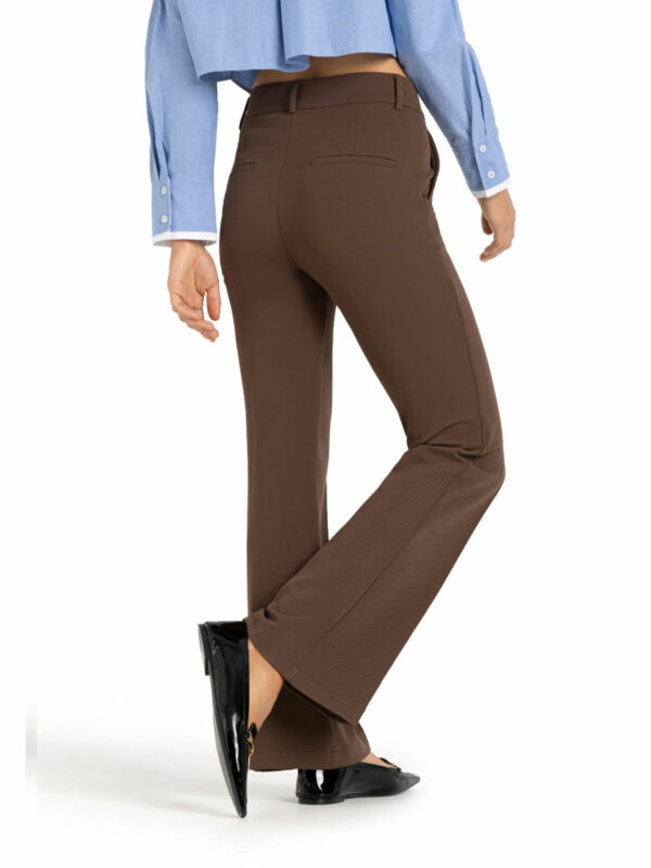 Pantalón campana marrón con nervio FRANÇOIS - CAMBIO - Imagen 2