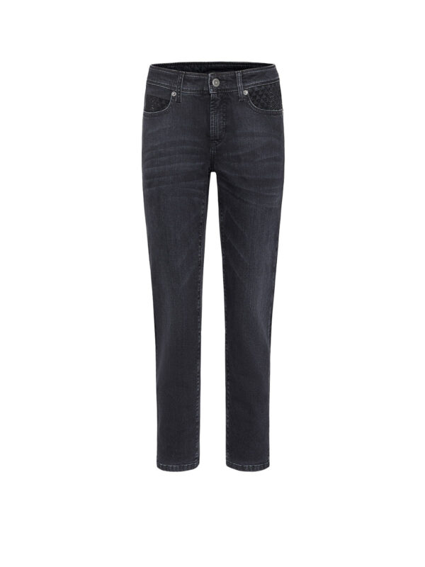 Jeans tobillero ajustado negro PIPER SHORT - CAMBIO - Imagen 5