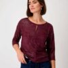 Camiseta en tono vino - MONARI