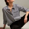 Camisa a rayas azules AGNAS - TROVELS