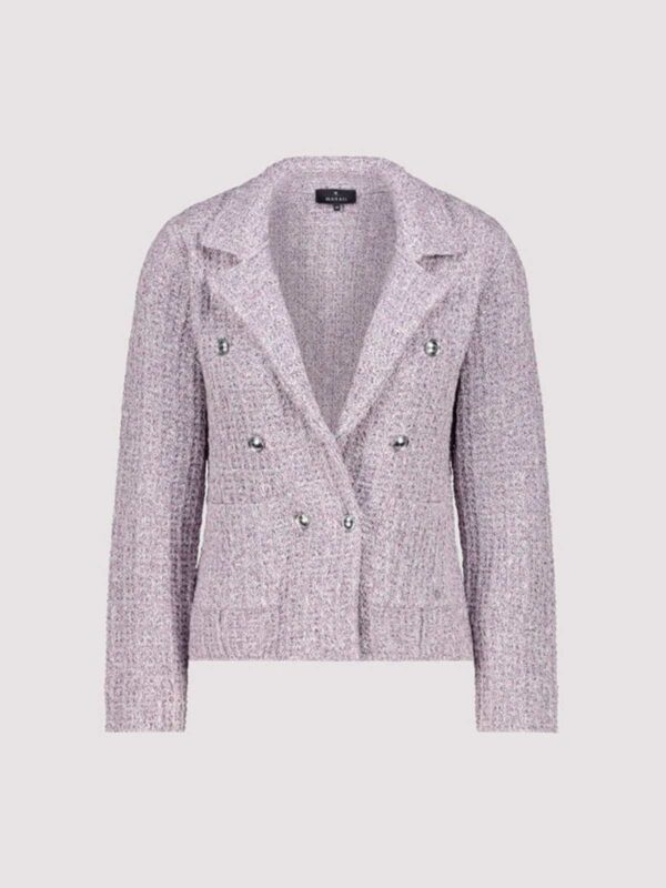 Chaqueta de punto lavanda - MONARI - Imagen 4