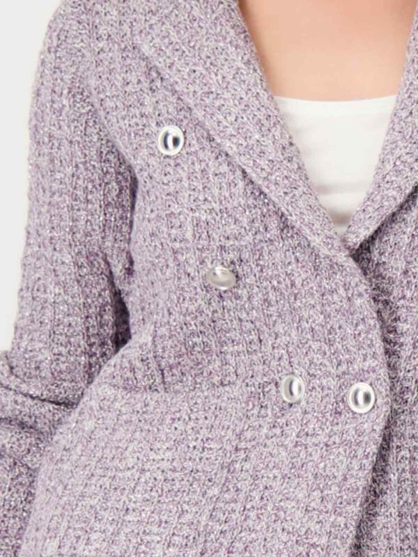 Chaqueta de punto lavanda - MONARI - Imagen 3