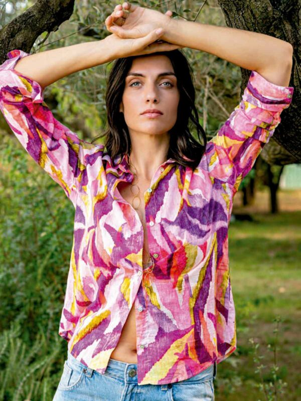 Blusa estampado multicolor SIENA - TROVELS - Imagen 2