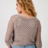 Jersey visón de punto con hilo de lentejuelas - MONARI - Imagen 3