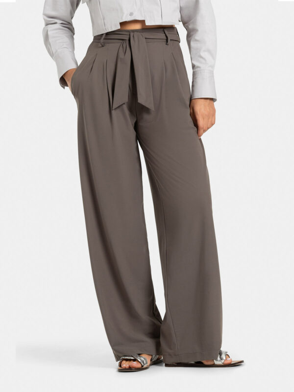 Pantalón ancho kaki ANNY JOGG - CAMBIO