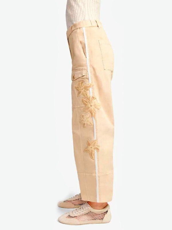 Pantalón chino tobillero arena ORANGE - CAMBIO - Imagen 2