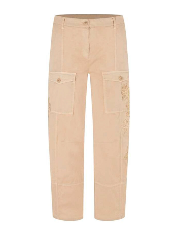 Pantalón chino tobillero arena ORANGE - CAMBIO - Imagen 3
