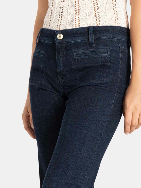 Jeans campanado azul oscuro TESS WIDE LEG - CAMBIO - Imagen 3