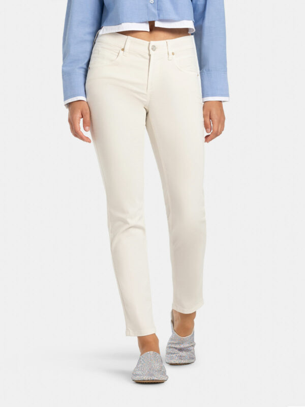 Pantalón tobillero crema PIPER CROPPED SEAM - CAMBIO