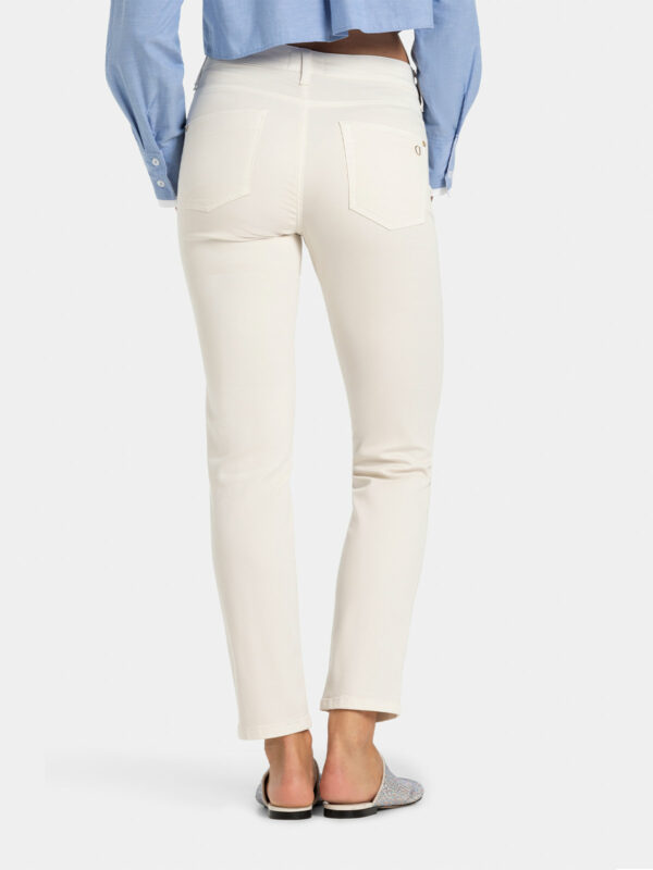 Pantalón tobillero crema PIPER CROPPED SEAM - CAMBIO - Imagen 2