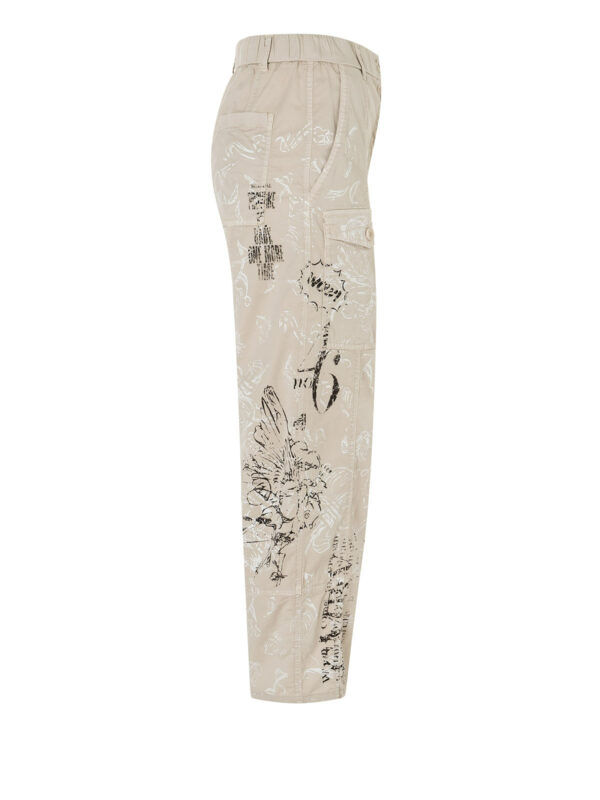Pantalón estampado chino beige ORANGE - CAMBIO - Imagen 3