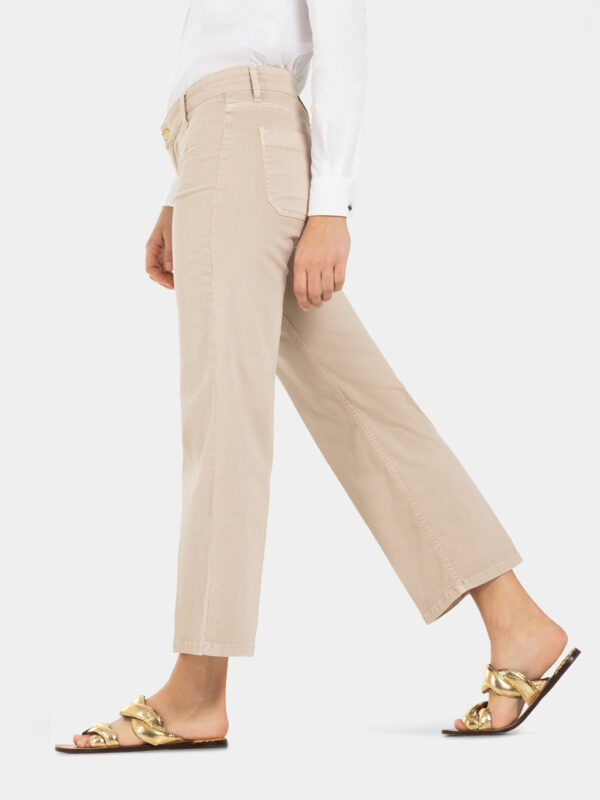 Pantalón campana arena TESS CROPPED - CAMBIO - Imagen 2