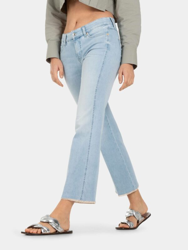 Jeans tobillero azul con detalle en bajos FRANCESCA - CAMBIO - Imagen 2