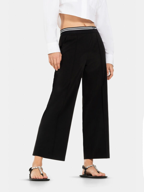 Pantalón tobillero ancho negro CAMERON - CAMBIO - Imagen 2