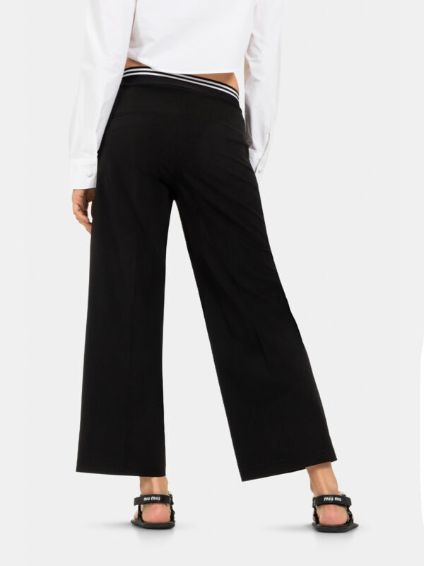 Pantalón tobillero ancho negro CAMERON - CAMBIO - Imagen 3