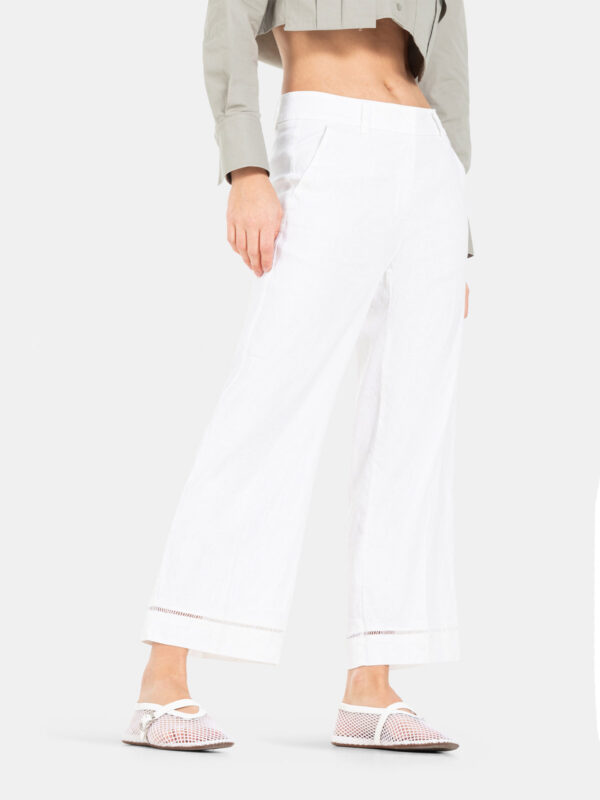 Pantalón tobillero blanco CALIFORNIA - CAMBIO