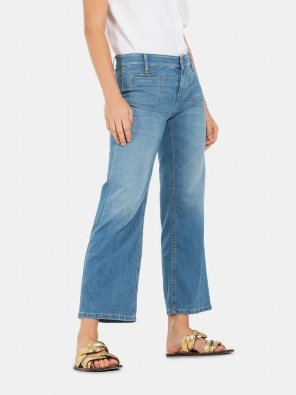 Jeans tobillero azul claro TESS CROPPED - CAMBIO - Imagen 4