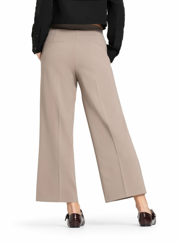 Pantalón tobillero culotte visón CAMERON - CAMBIO - Imagen 2