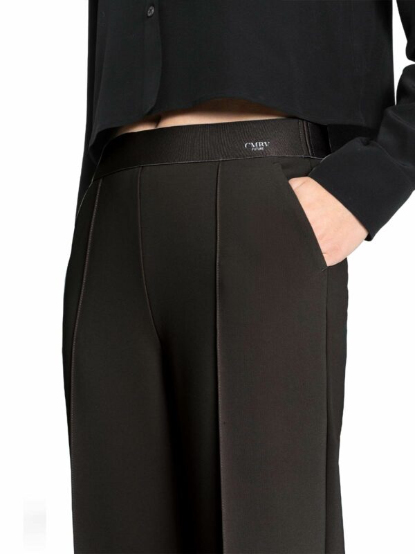 Pantalón tobillero culotte marrón CAMERON - CAMBIO - Imagen 4