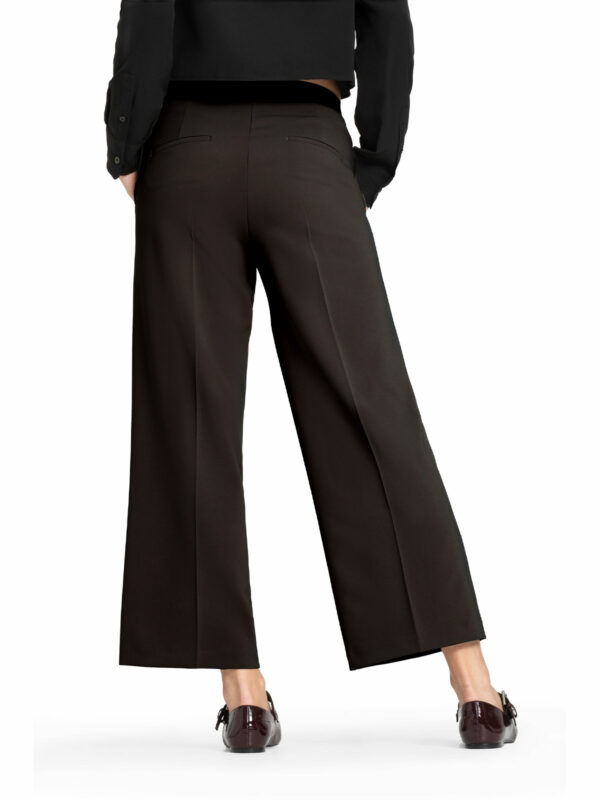 Pantalón tobillero culotte marrón CAMERON - CAMBIO - Imagen 3