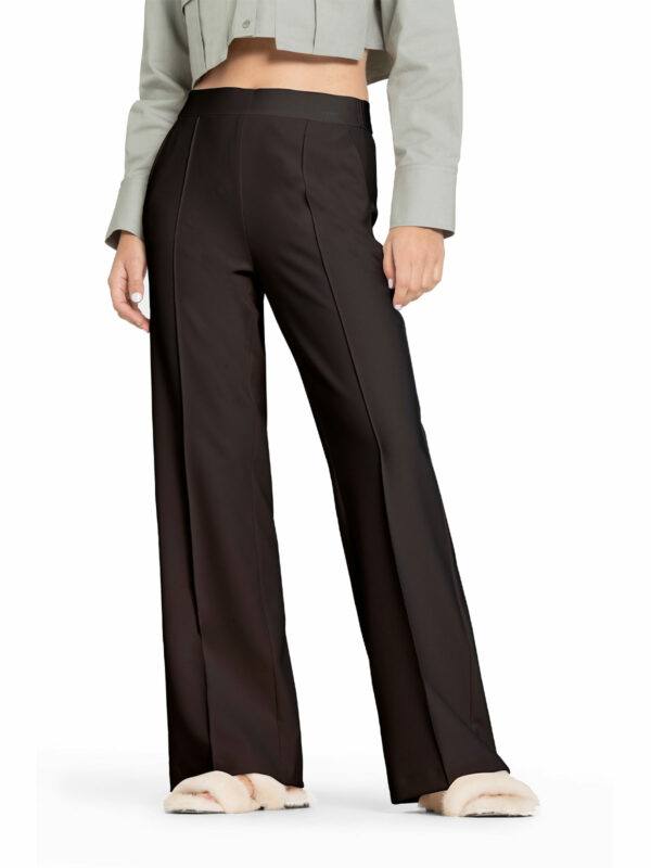 Pantalón campana con nervio marrón AVA - CAMBIO