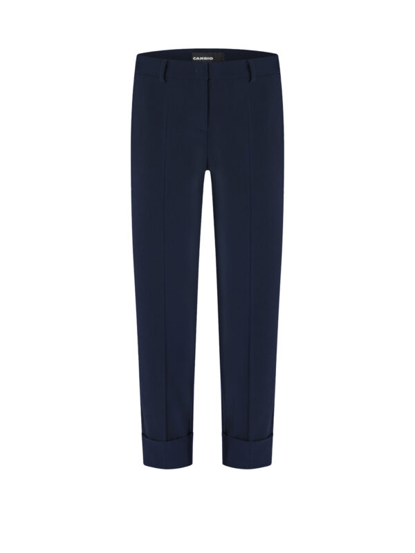 Pantalón tobillero recto azul marino KRYSTAL - CAMBIO