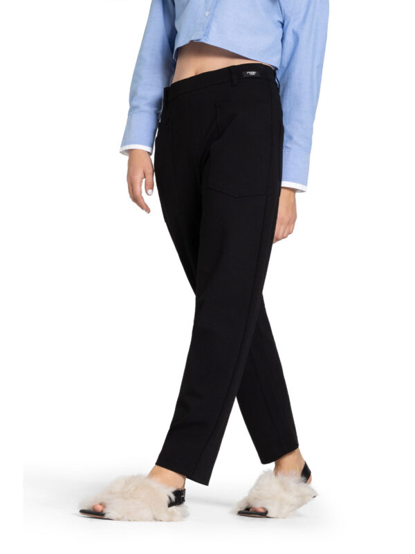Pantalón de punto recto negro OCEAN JOGG - CAMBIO - Imagen 2