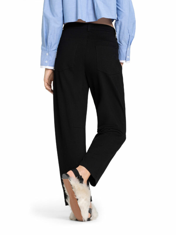 Pantalón de punto recto negro OCEAN JOGG - CAMBIO - Imagen 4