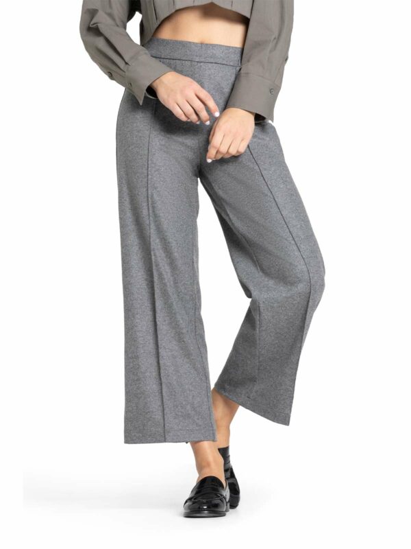 Pantalón culotte con nervio gris medio CAMERON - CAMBIO - Imagen 3