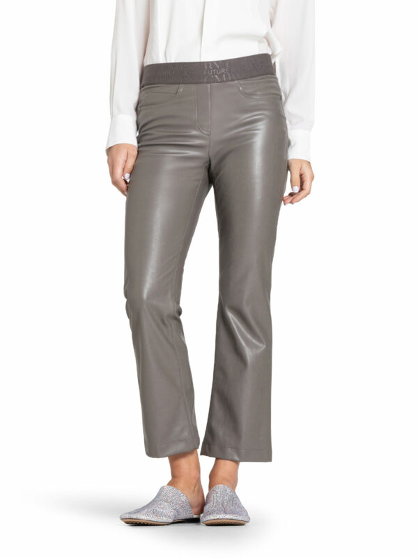 Pantalón culotte gris verdoso FELICE - CAMBIO