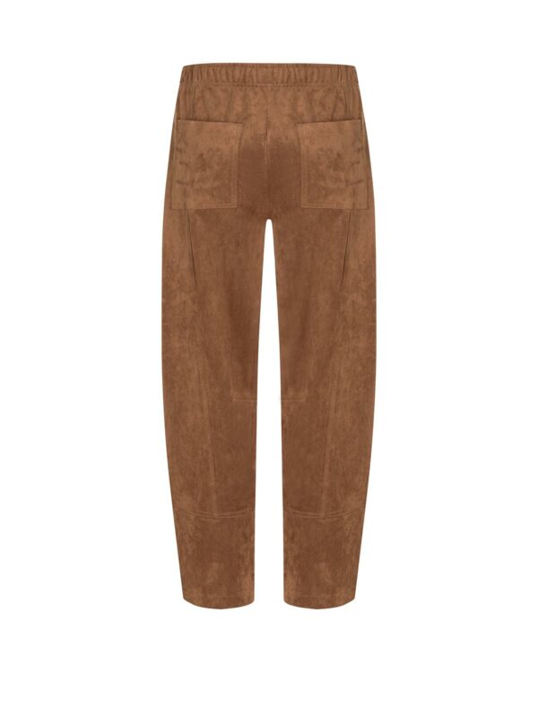 Pantalón tobillero ancho canela con cintura elástica OPHELIA - CAMBIO - Imagen 2