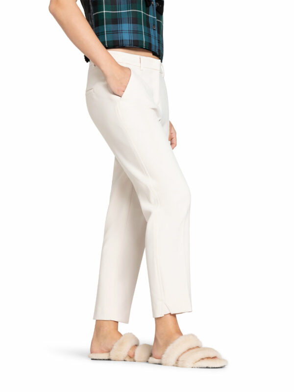 Pantalón tobillero recto crudo KRYSTAL - CAMBIO - Imagen 2