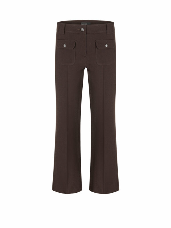 Pantalón tobillero marrón FARAH PATCHED PKT - CAMBIO - Imagen 3