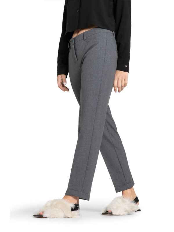 Pantalón tobillero con nervio gris KATHREEN - CAMBIO - Imagen 3