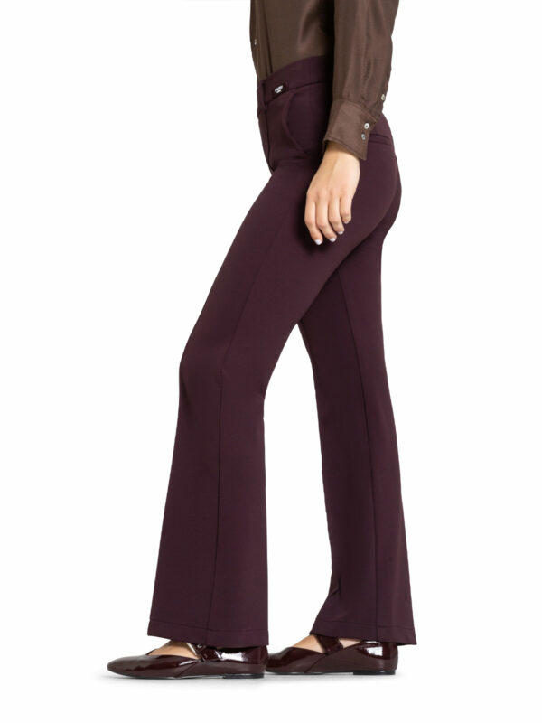 Pantalón campana con nervio granate FRANCOISE - CAMBIO - Imagen 2