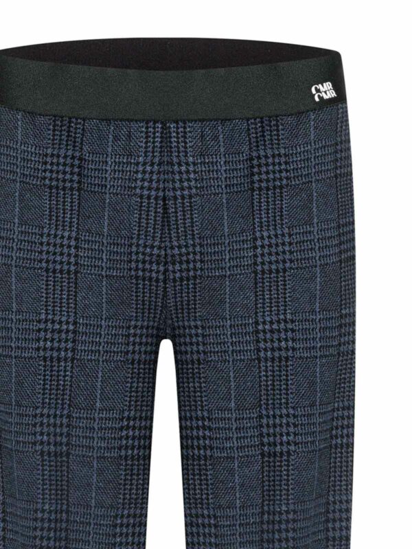 Pantalón tobillero de punto estampado azul KIRA - CAMBIO - Imagen 3