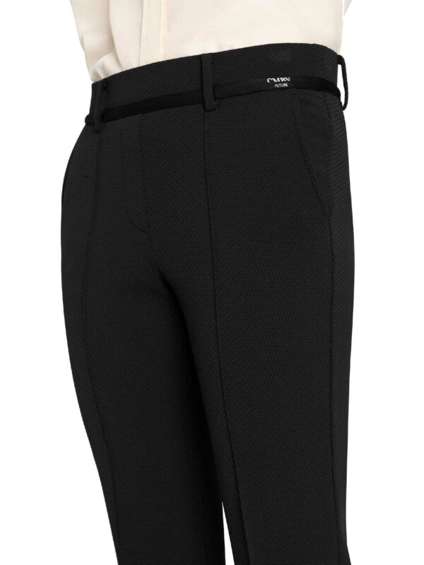 Pantalón tobillero negro con nervio FRANCOISE CROPPED - CAMBIO - Imagen 4