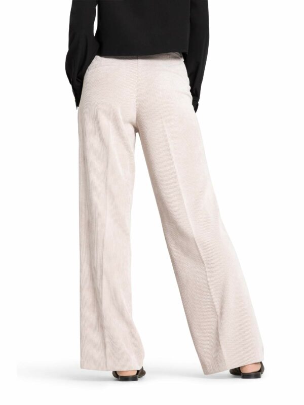 Pantalón pana ancho beige AMELIE - CAMBIO - Imagen 3
