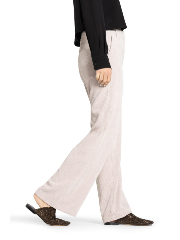 Pantalón pana ancho beige AMELIE - CAMBIO - Imagen 2
