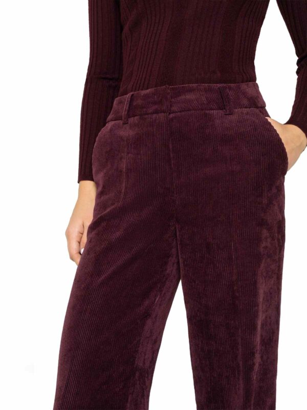 Pantalón pana ancho marrón AMELIE - CAMBIO - Imagen 4